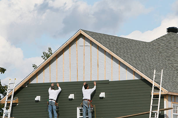 Professional Siding Installation technician working in Oceanport, NJ